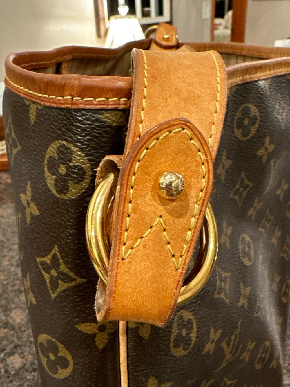 Louis Vuitton Monogram Canvas Shoulder Bag — Brown & Tan - Picture 6 of 14